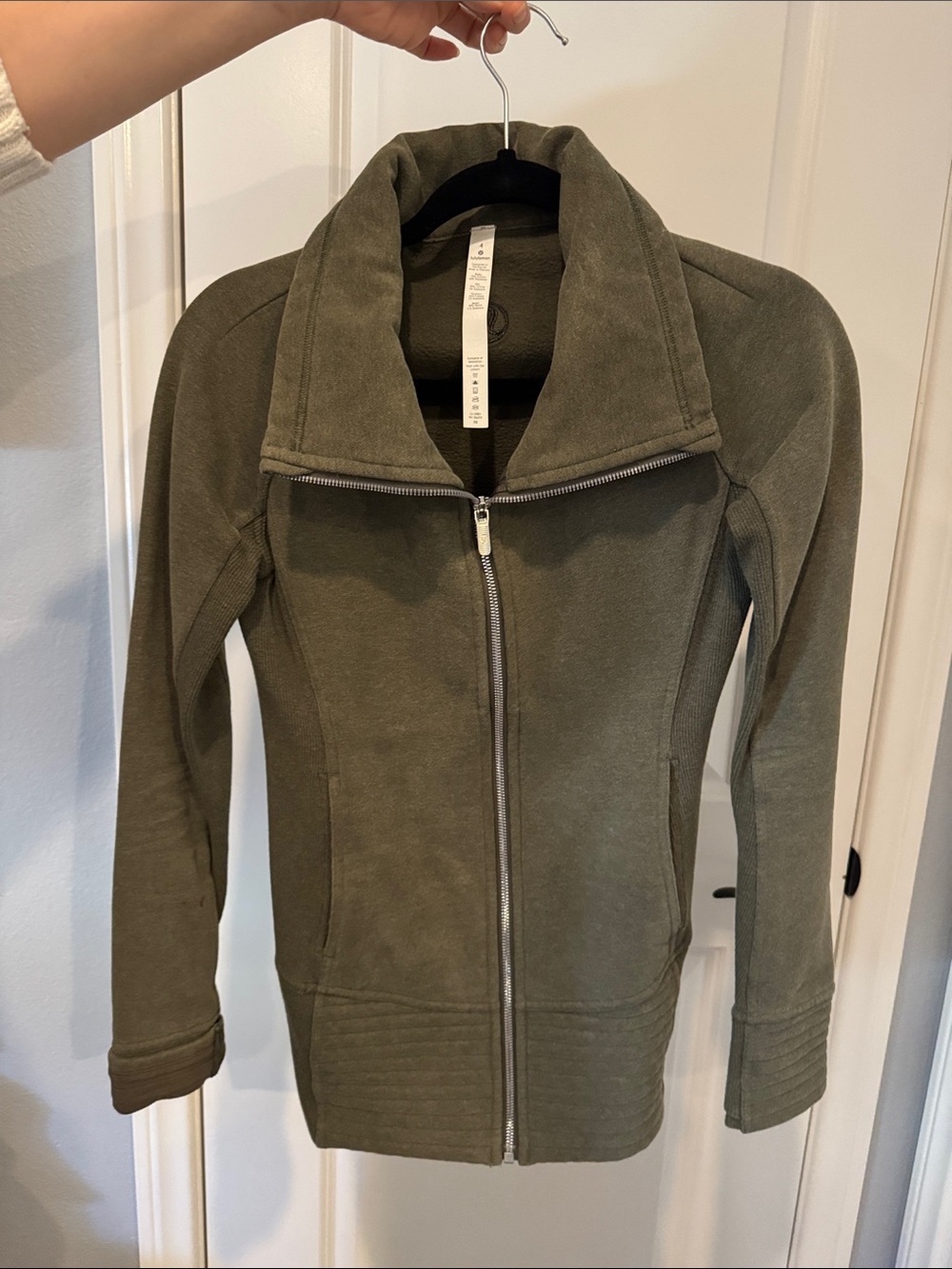 lululemon athletica Olive Green Full-Zip Utility Jacket